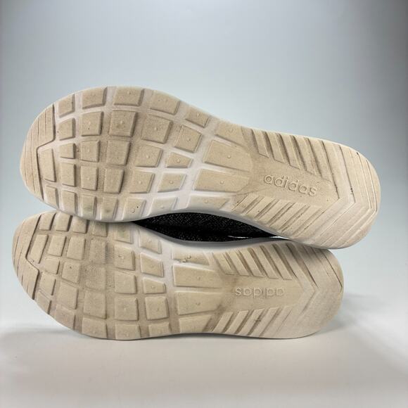 Adidas Cloudfoam Pure Black White Slip On Running Shoes DB0694 Women's Size 8.5 - Picture 8 of 10